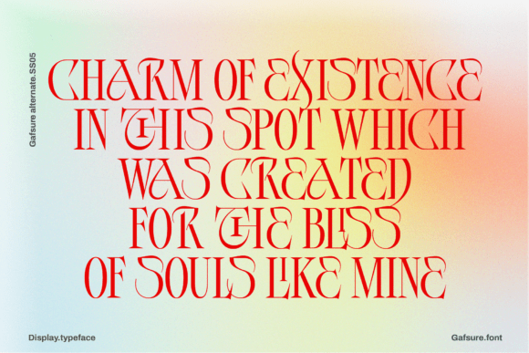 Gafsure Font PNG with transparent background - Preview 4