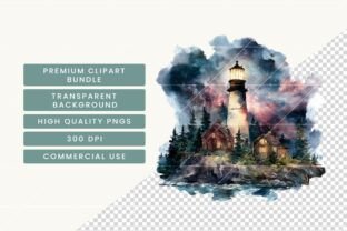 Lighthouse Clipart Bundle Graphic by busydaydesign · Creative Fabrica