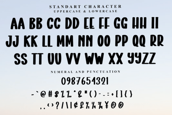 Limited Handmade Font PNG with transparent background - Preview 3