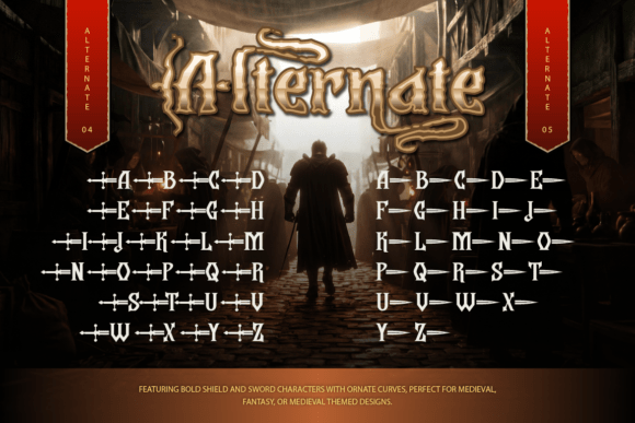 Lotrance Font PNG with transparent background - Preview 5