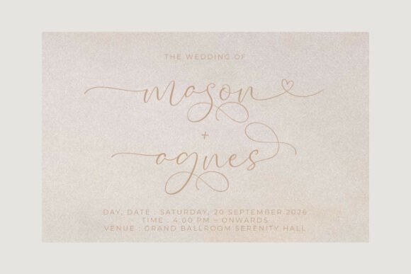 Marlotte Font font preview - 5