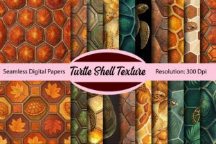 Turtle Shell Texture Digital Paper Graphic by Colourful · Creative Fabrica