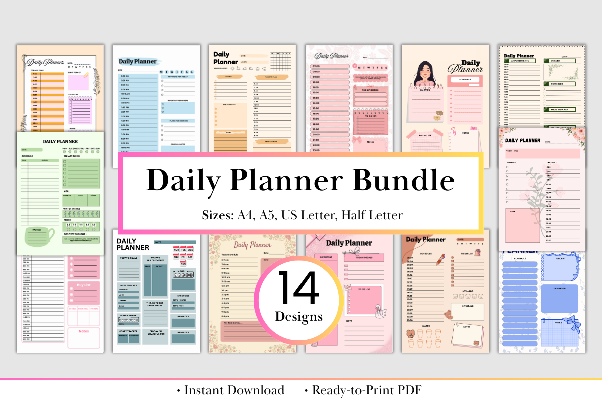 Ultimate Daily Planner Bundle