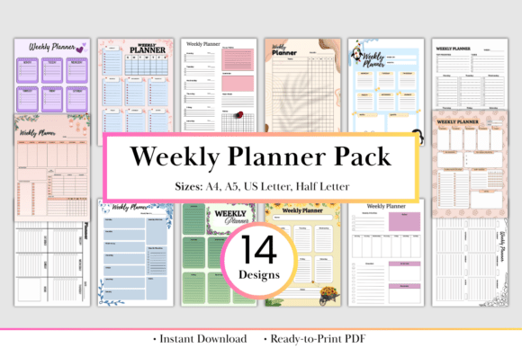 Ultimate Weekly Planner Bundle