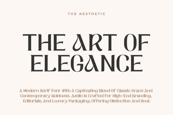 Avello Font - Preview 1
