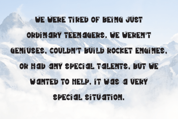 Clouds Bright Font - Preview 5