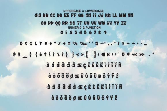Clouds Bright Font - Preview 6