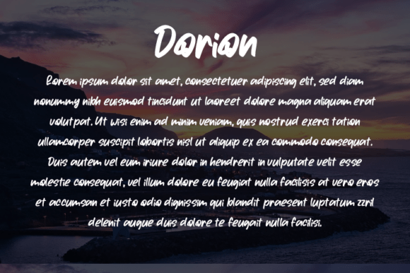 Dorion Font - Preview 2