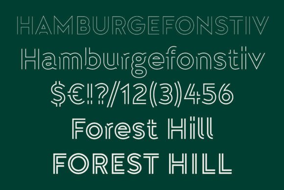 Doublez Font PNG with transparent background - Preview 3