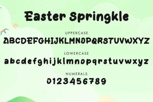Easter Sprinkle Font - Preview 3