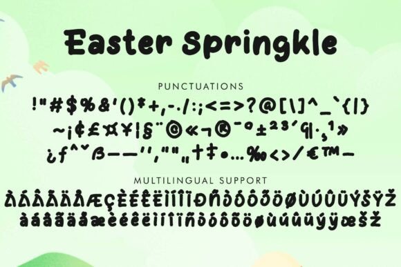 Easter Sprinkle Font - Preview 4