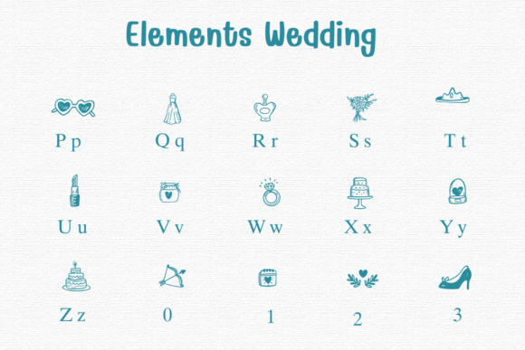 Elements Wedding Font - Preview 2
