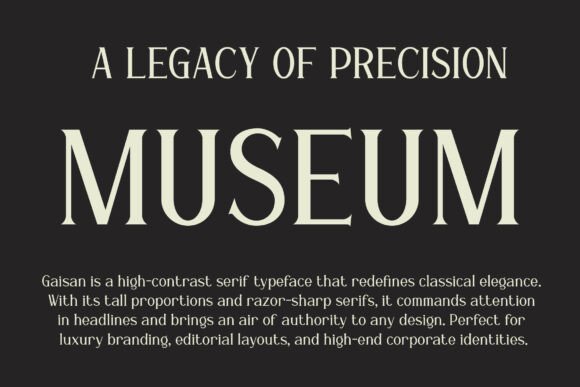 Gaisan Font - Preview 1