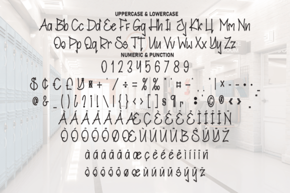 High School Font - Preview 6
