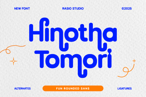 Hinotha Tomori Font PNG with transparent background - Preview 1