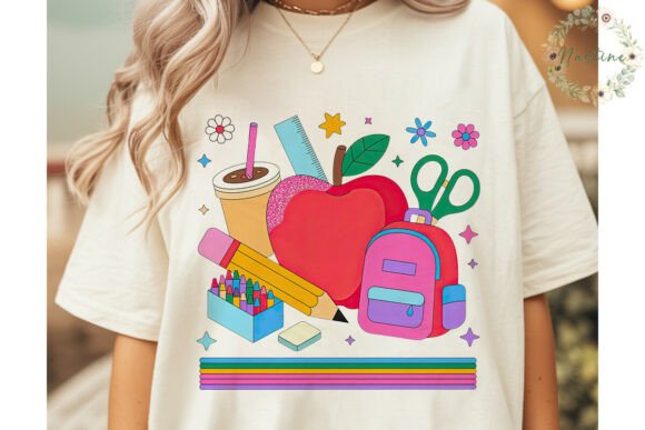 Kindergarten School Supplies PNG Clipart Illustration Illustrations Imprimables Par Nastine