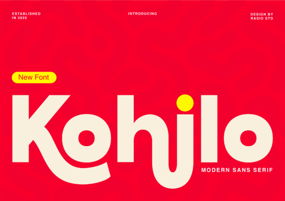 Preview specimen of Kohilo sans serif font