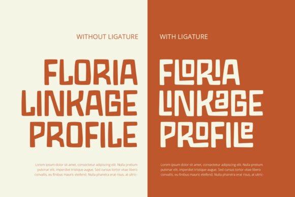 Linkage Font PNG with transparent background - Preview 1
