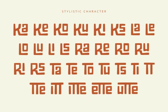 Linkage Font PNG with transparent background - Preview 2