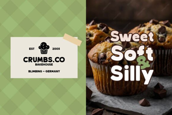 Mocha Muffin Font PNG with transparent background - Preview 2