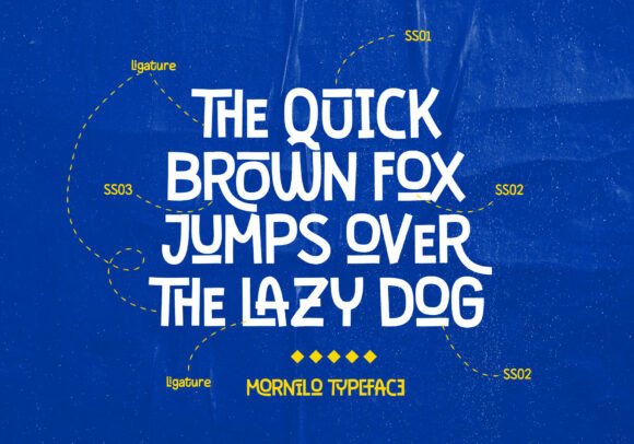 Mornilo Font PNG with transparent background - Preview 6