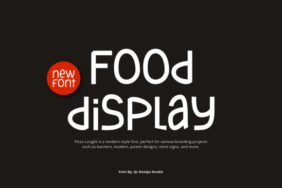 Pizza Lought Font PNG with transparent background - Preview 1