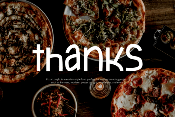 Pizza Lought Font PNG with transparent background - Preview 6
