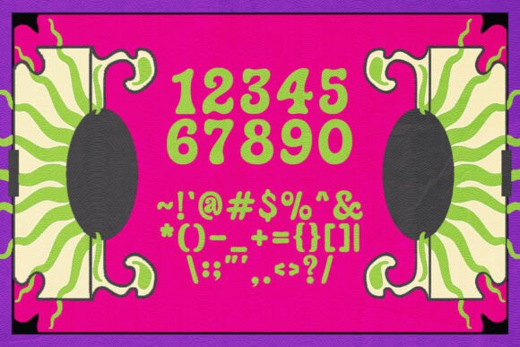 Psycora Font PNG with transparent background - Preview 2