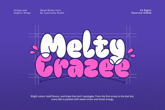 Quick Brisky Font font preview - 4