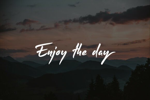 Reflect Handwritten Font Font PNG with transparent background - Preview 4