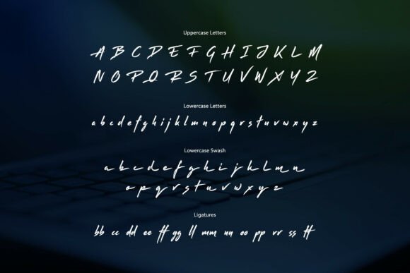Reflect Handwritten Font Font PNG with transparent background - Preview 5
