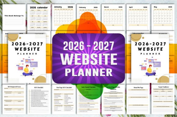 2026-2027 Website Planner Canva