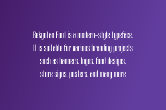 Bekyotan Font - Preview 4