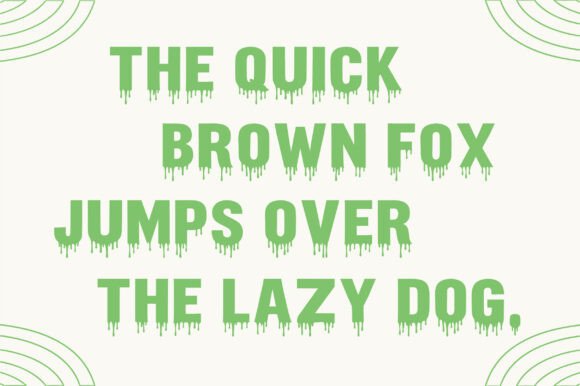 Blood Drip Font - Preview 2