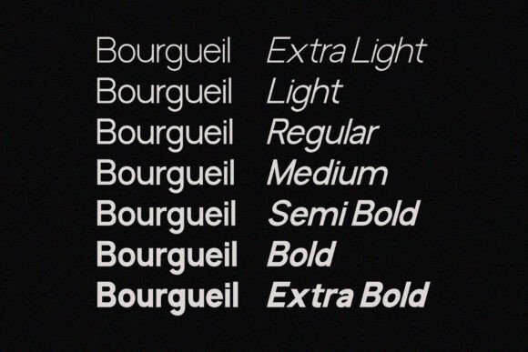 Bourgueil Font - Preview 1