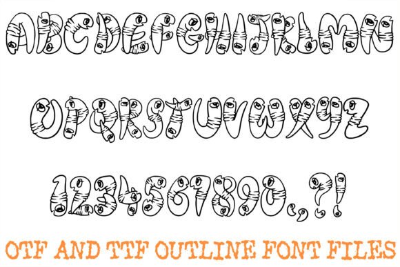 Chunky Worms Font - Preview 1