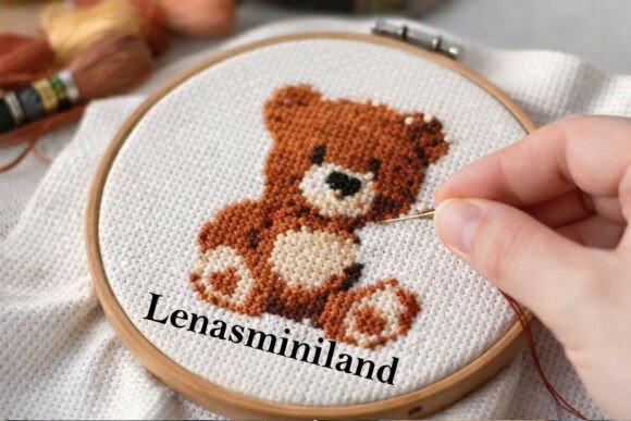 Cross Stitch Pattern Teddy Bear