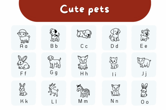 Cute Pets Font - Preview 1