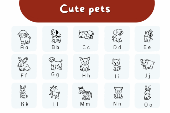 Cute Pets Font - Preview 2