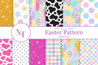 Easter Seamless Pattern Digital Paper Graphic by Nam Tiwa · Creative ...