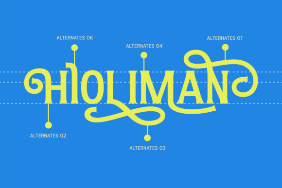 Hinroda Font PNG with transparent background - Preview 4