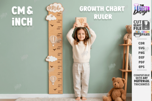 Kids Growth Chart Ruler Laser Cut Cnc Laser