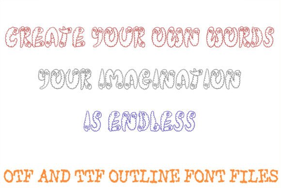 Little Grubs Font PNG with transparent background - Preview 2