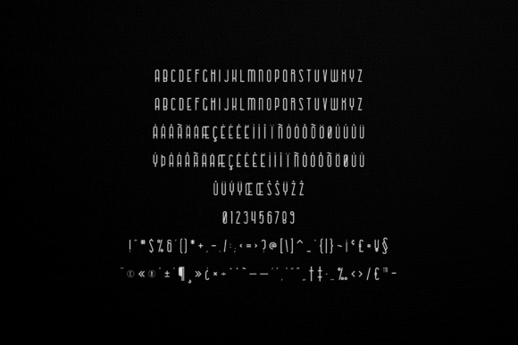 Metria Street Font PNG with transparent background - Preview 4
