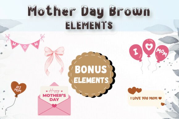 Mother Day Brown Font font preview - 4