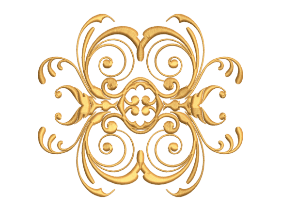 Ottoman Spiral Ornament Embroidery