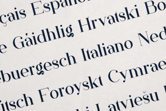 Papillon Serif – Elegant Modern Luxury Font PNG with transparent background - Preview 2