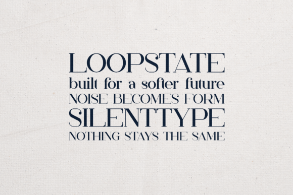 Papillon Serif – Elegant Modern Luxury Font PNG with transparent background - Preview 3