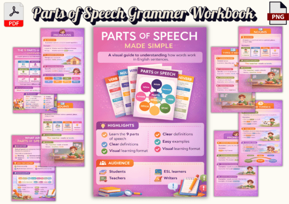 Parts of Speech Grammer Workbook