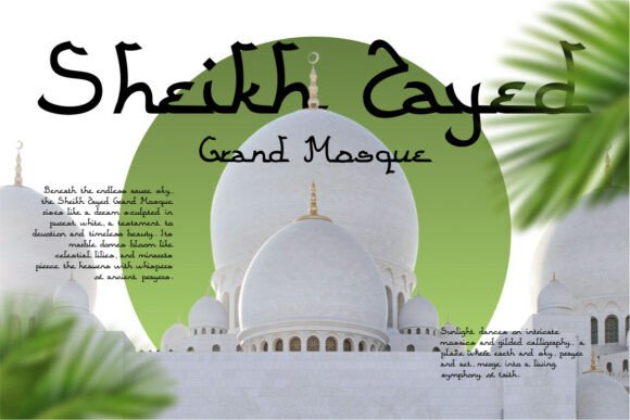 Qamarina Font PNG with transparent background - Preview 3